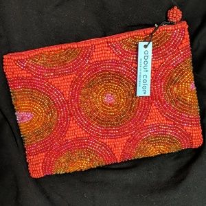 Beaded About Color Coin Purse NWT